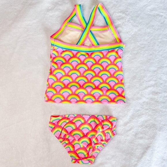 ⭐️⭐️SOLD⭐️⭐️ Lands' End Two Piece Tankini Swimsuit | Toddler Girls | 2T - Picture 2 of 12